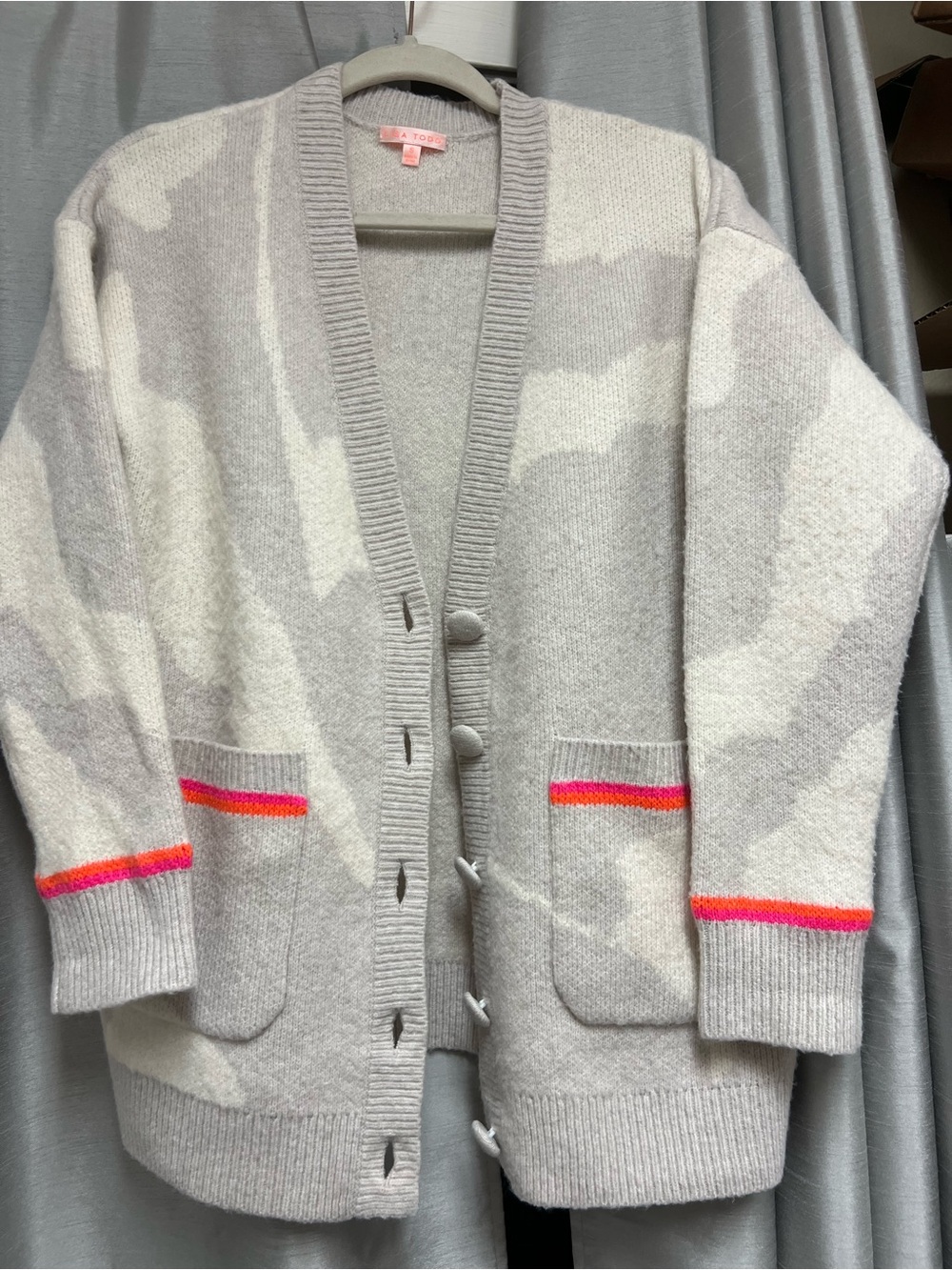 Lisa Todd Camo Cloud Cardigan